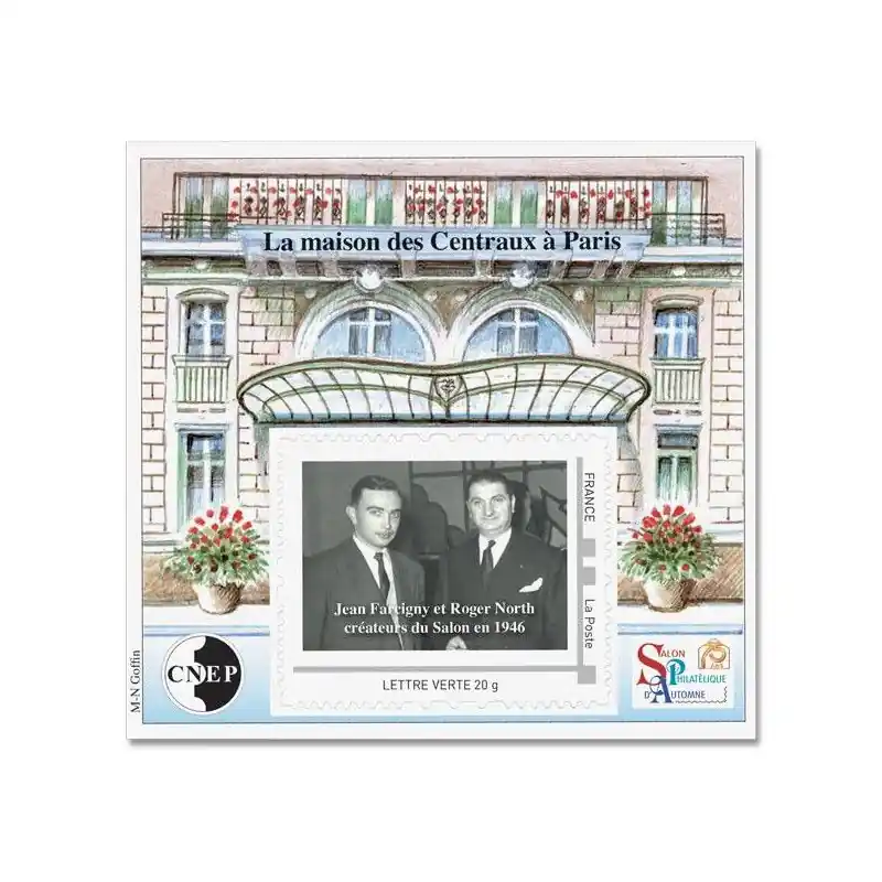 Bloc C.N.E.P. N°88 La maison des Centraux à Paris 2021 autoadhésif. Top Vente