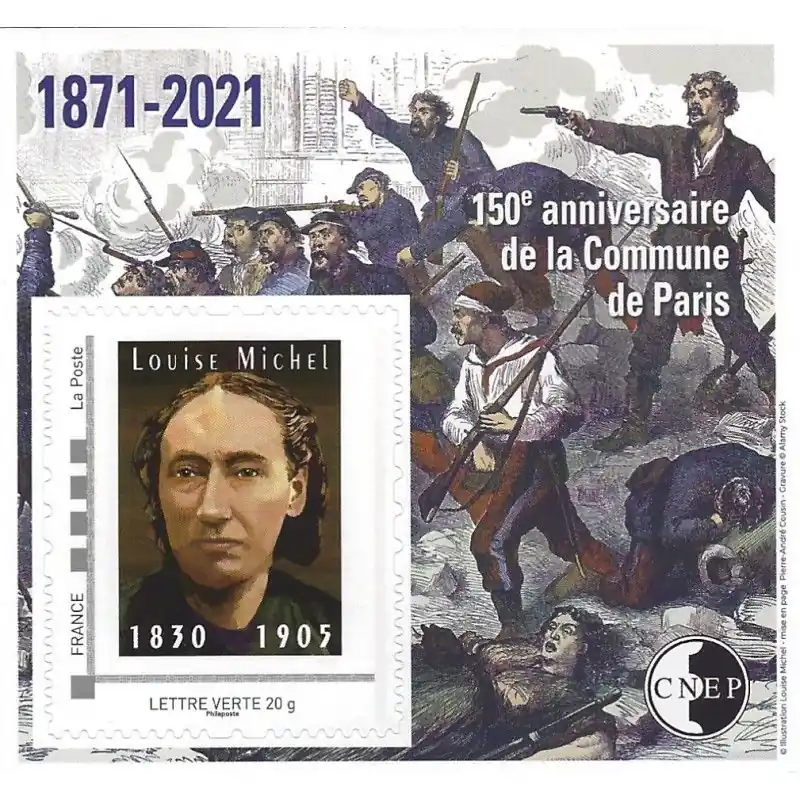 Meilleure Vente Bloc C.N.E.P. N°86 Louise Michel 2021 autoadhésif.