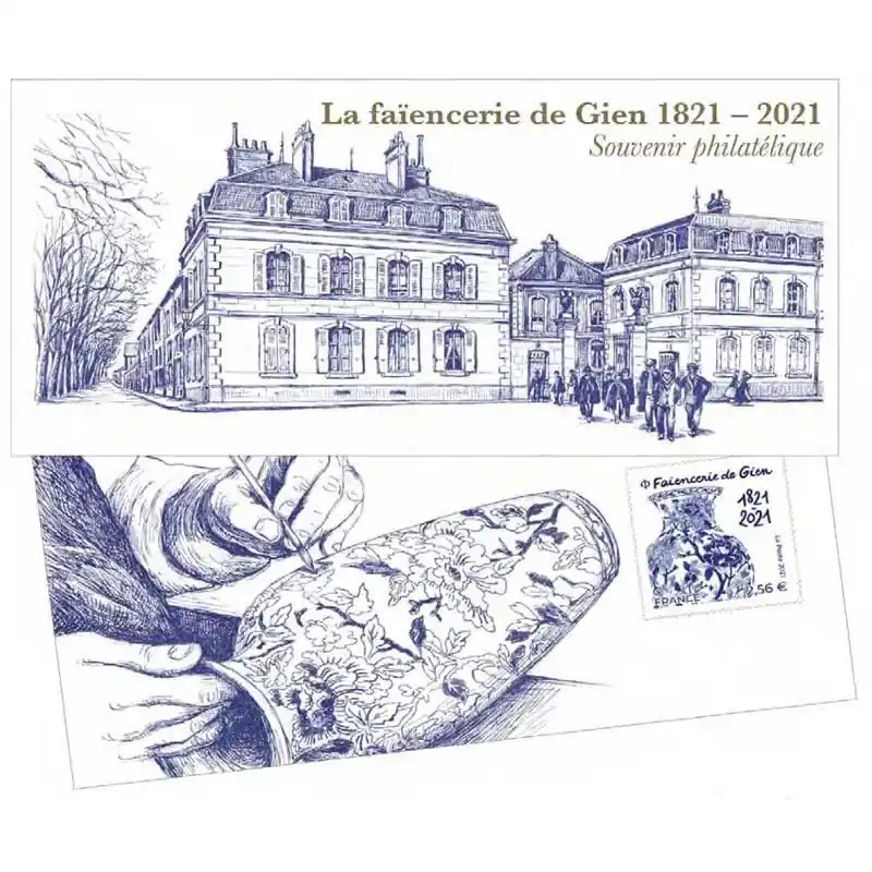 Bloc souvenir N°179 Faïencerie de Gien neuf**. Livraison Gratuite