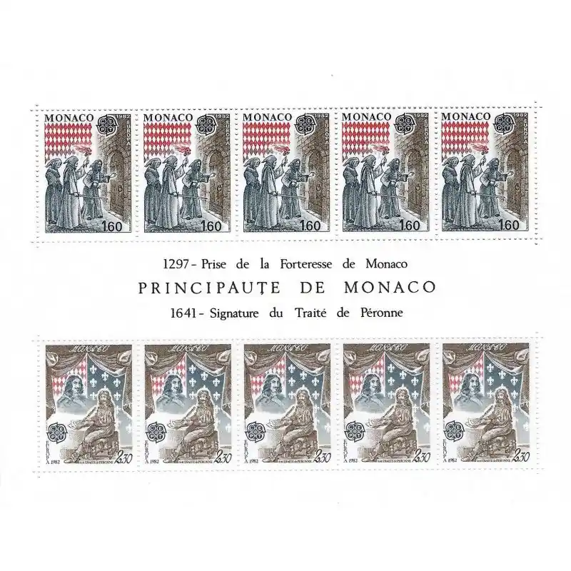Usine Directe Monaco bloc-feuillet de timbres N°22 Europa neuf**.