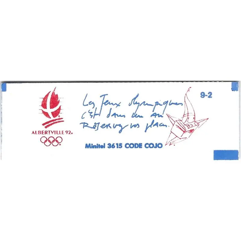 Usine Directe Carnet de 10 timbres Marianne de Briat - Albertville 92.