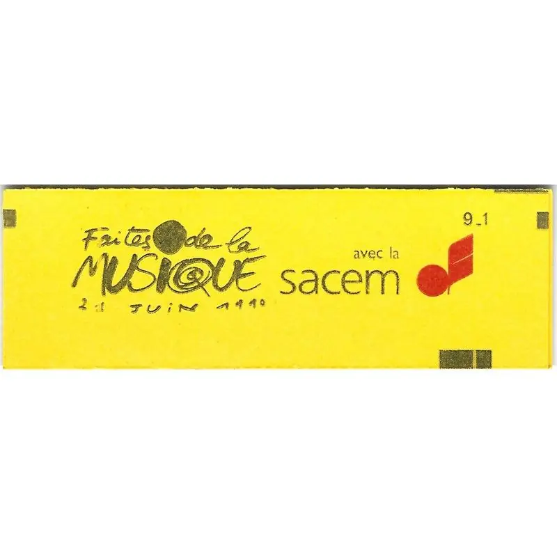 Pas Cher Carnet de 10 timbres type Marianne de Briat - Fête de la Musique 1990.