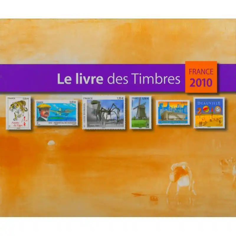 Livre des timbres de France de l'année 2010. Gros Lot