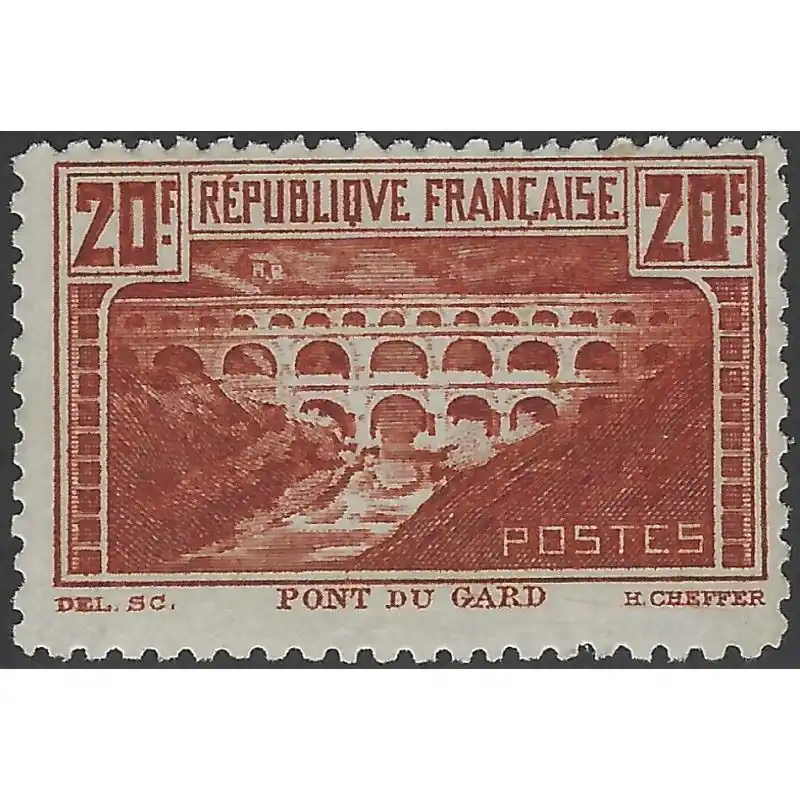 Pont du Gard timbre de France N°262B neuf**. R Acheter En Ligne