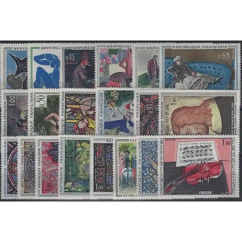 Nouveauté Musée imaginaire 1961-1965 timbres de France neuf**.