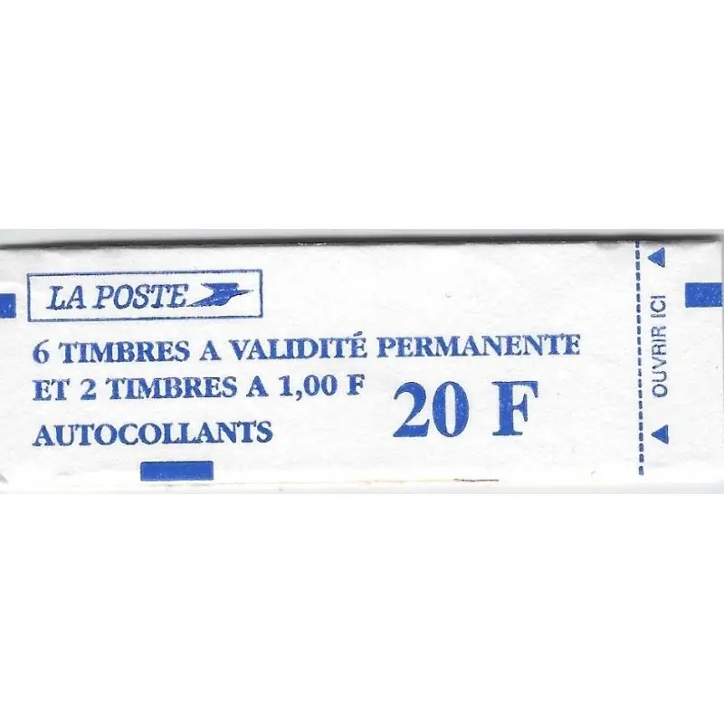 Bon Marché Carnet mixte de 8 timbres Marianne de Briat N°1507.