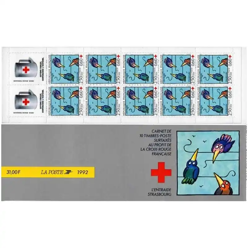 Acheter En Ligne Carnet de timbres Croix-Rouge 1992 neuf**.