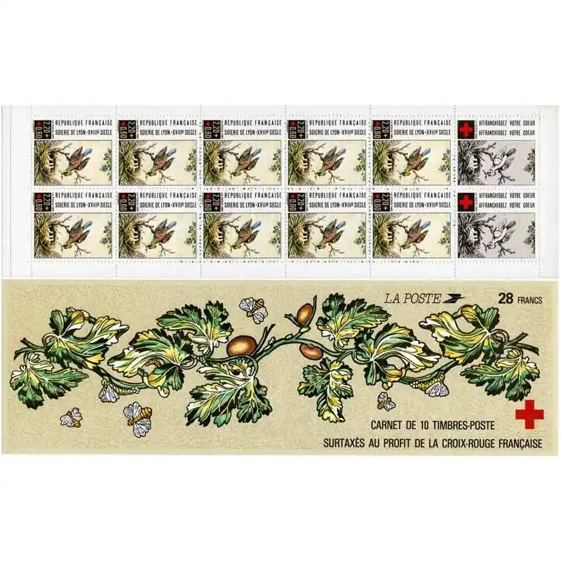 Commande En Gros Carnet de timbres Croix-Rouge 1989 neuf**.
