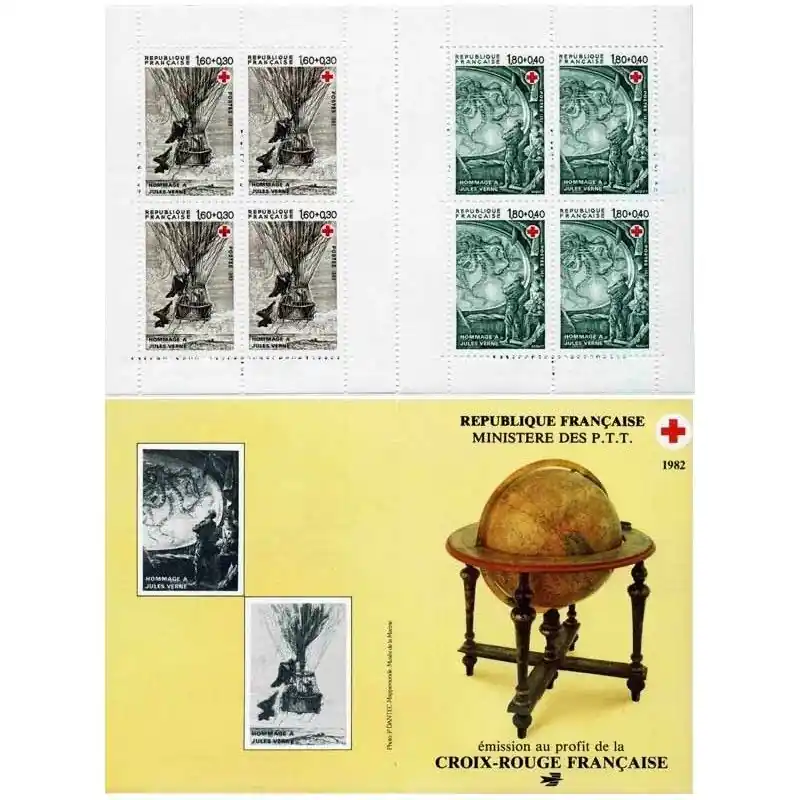 Meilleure Qualité Carnet de timbres Croix-Rouge 1982 neuf**.