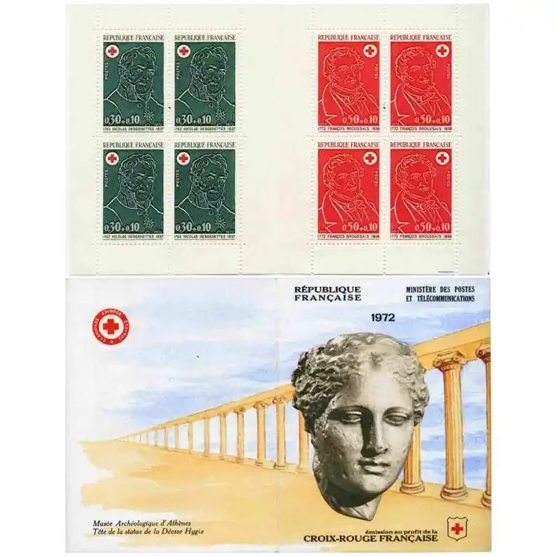 Carnet de timbres Croix-Rouge 1972 neuf**. Commander Vite