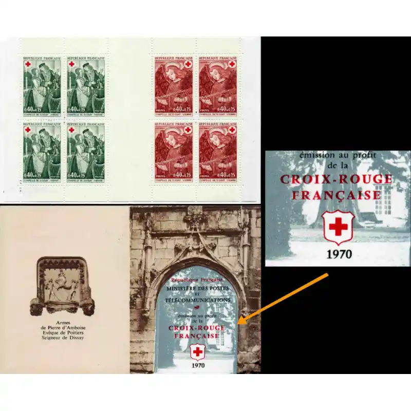 Offre Exclusive Carnet de timbres Croix-Rouge 1970 neuf**.