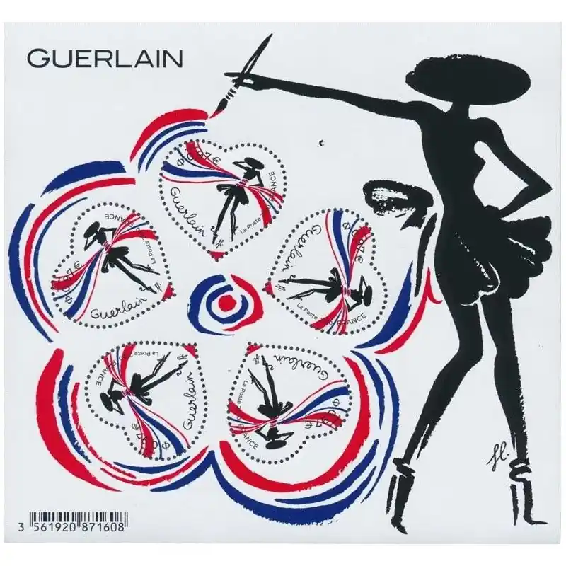 Bloc-feuillet de timbres N°148 Cœur de Guerlain neuf**. Meilleur Choix