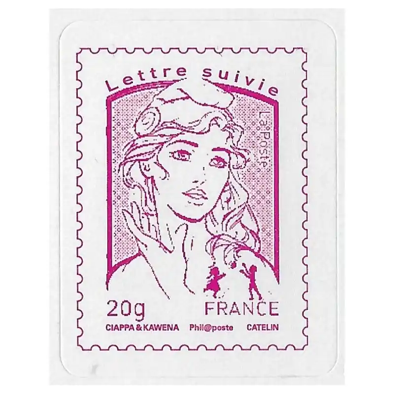 Prix Réduit Timbre autoadhésif de France N°1515A, Marianne et la Jeunesse.