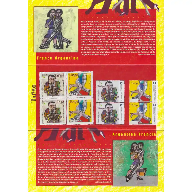 Bon Plan Pochette émission commune France - Argentine 2006.