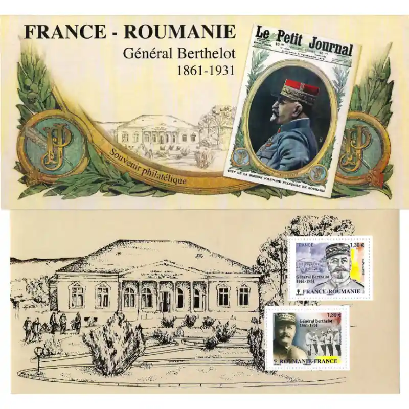 Bloc souvenir N°150 Général Berthelot neuf**. Expédition Rapide