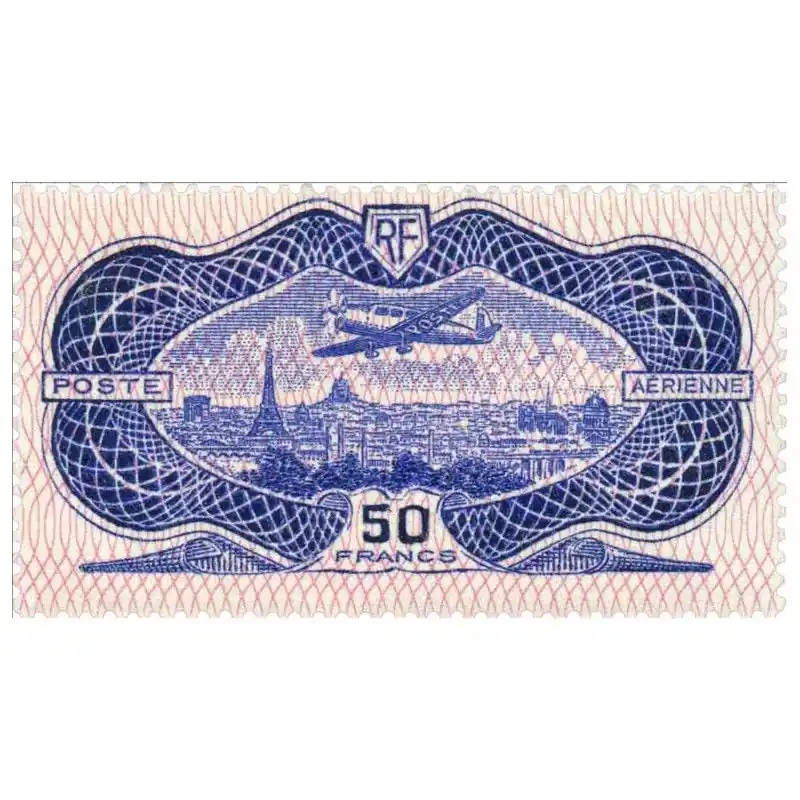 Timbre poste aérienne N°15 Burelé neuf**. Artisanat