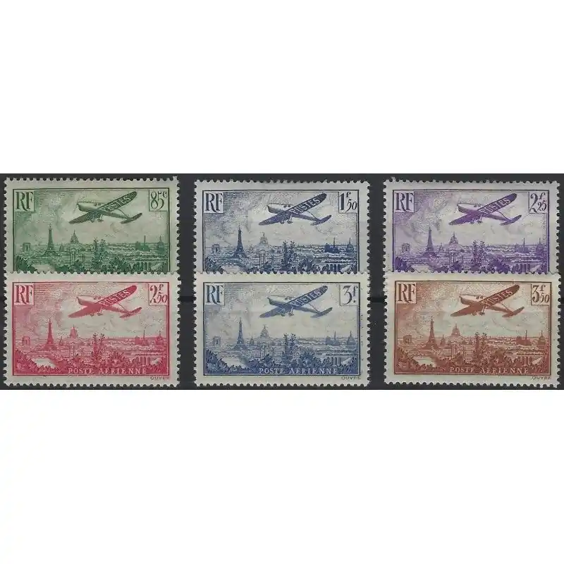 Offre Du Jour Timbres poste aérienne N°8-13 série Paris neuf**.
