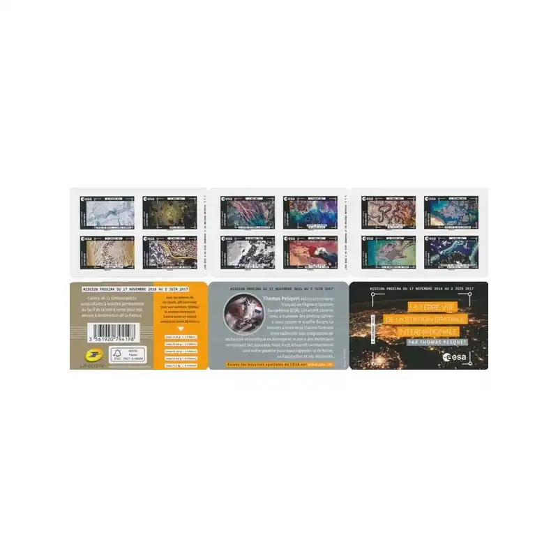 Timbres autoadhésifs de France N°1570-1581, La Terre vue de l'espace. Meilleur Prix