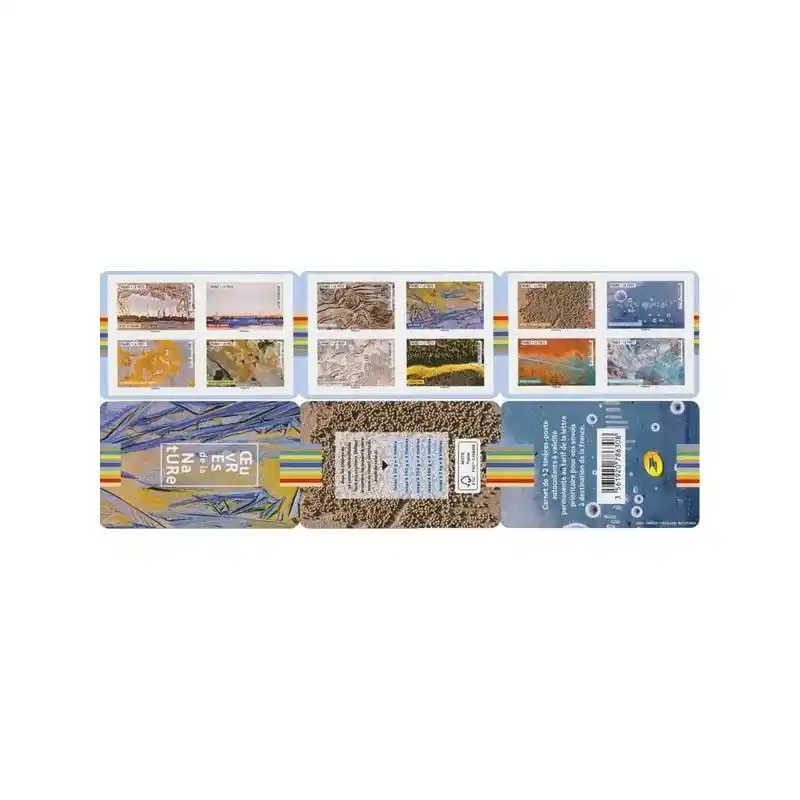 Timbres autoadhésifs de France N°1502-1513, La nature. En Vogue