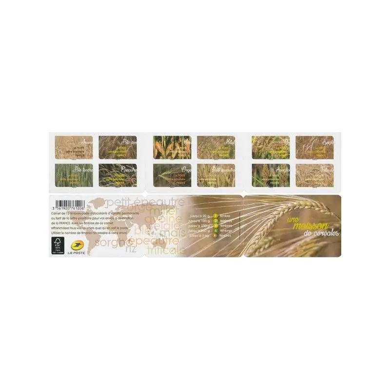 Achat Immédiat Timbres autoadhésifs de France N°1442-1453, Céréales nourricières.