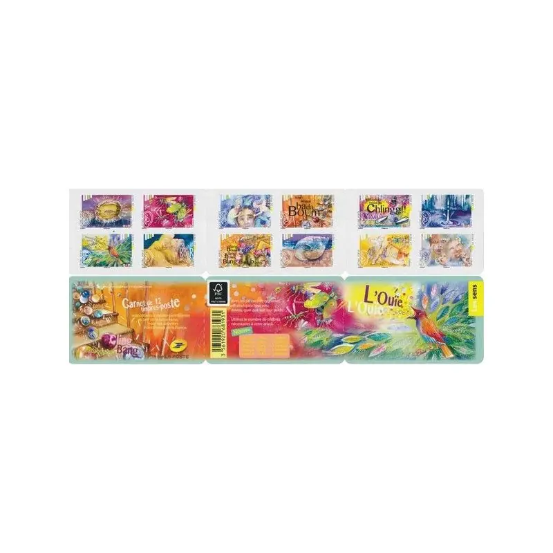 Timbres autoadhésifs de France N°1232-1243, L'ouïe. Commande En Gros