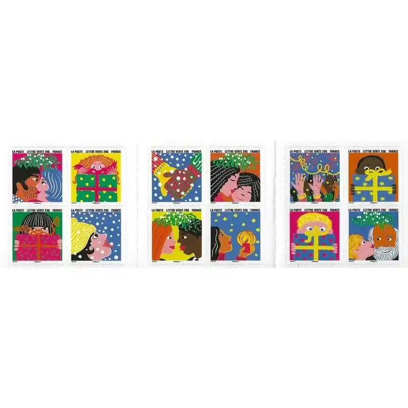 Timbres autoadhésifs de France N°1190-1201, Bonne année. Must-Have