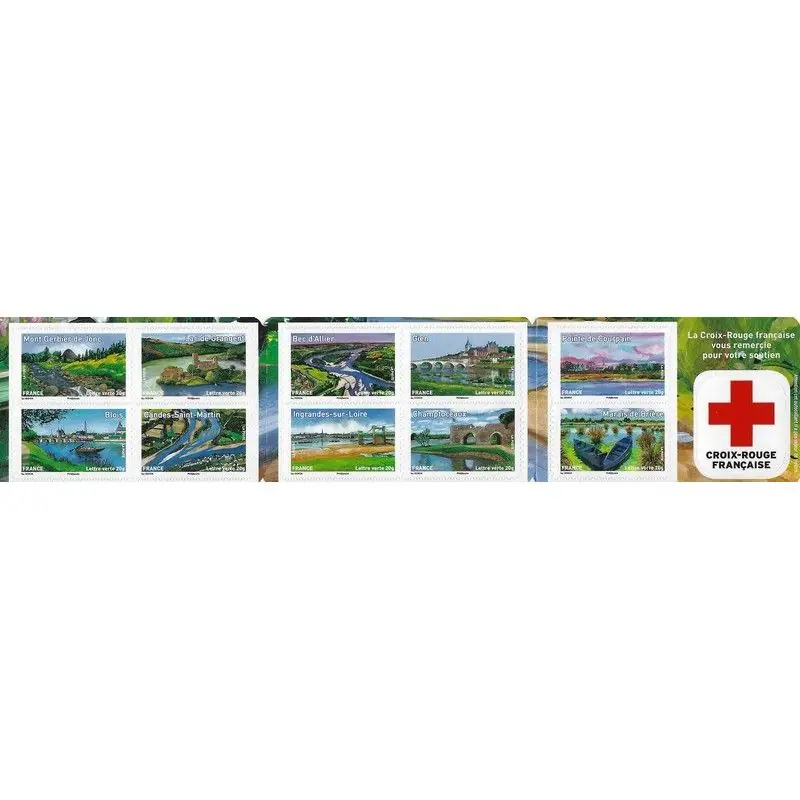 Timbres autoadhésifs de France N°837-846, La Loire. Authentique