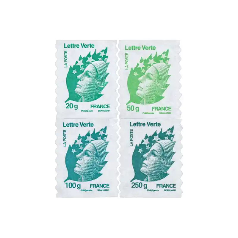 Vente Flash Timbres autoadhésifs de France N°604-607, Marianne de Beaujard.