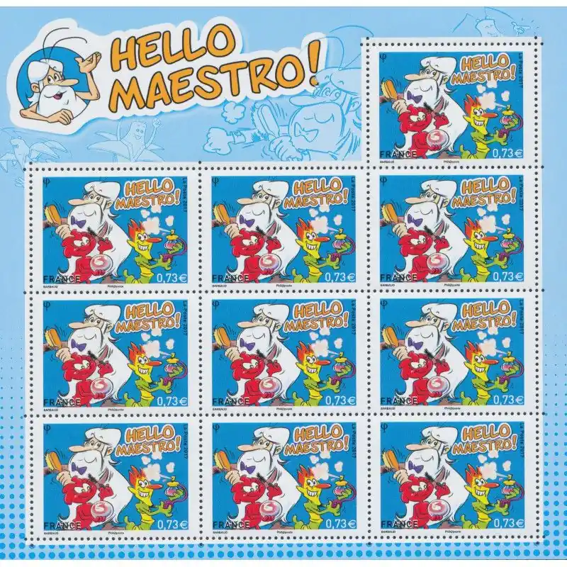 Meilleur Choix Bloc-feuillet de timbres N°139 Hello Maestro neuf**.