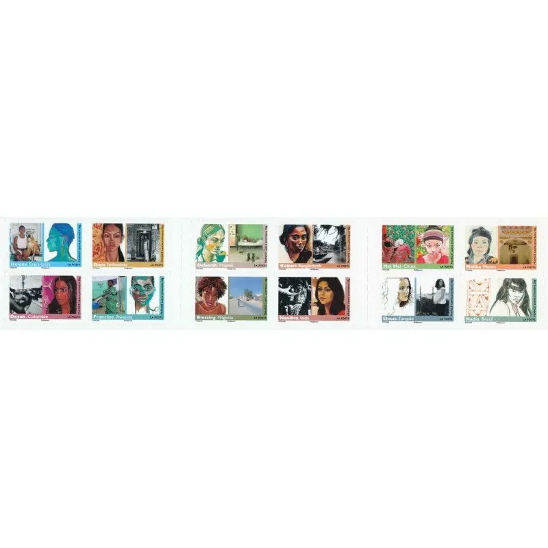 Nouvel Arrivage Timbres autoadhésifs de France N°274-285, Femmes du monde.