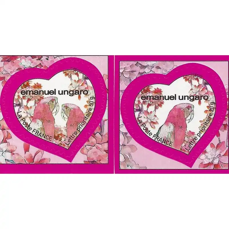 Timbres autoadhésifs de France N°265-266, Cœurs Ungaro. Commander Maintenant