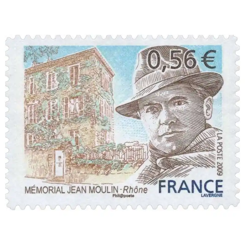 Produit De Marque Timbre autoadhésif de France N°340 - Jean Moulin.