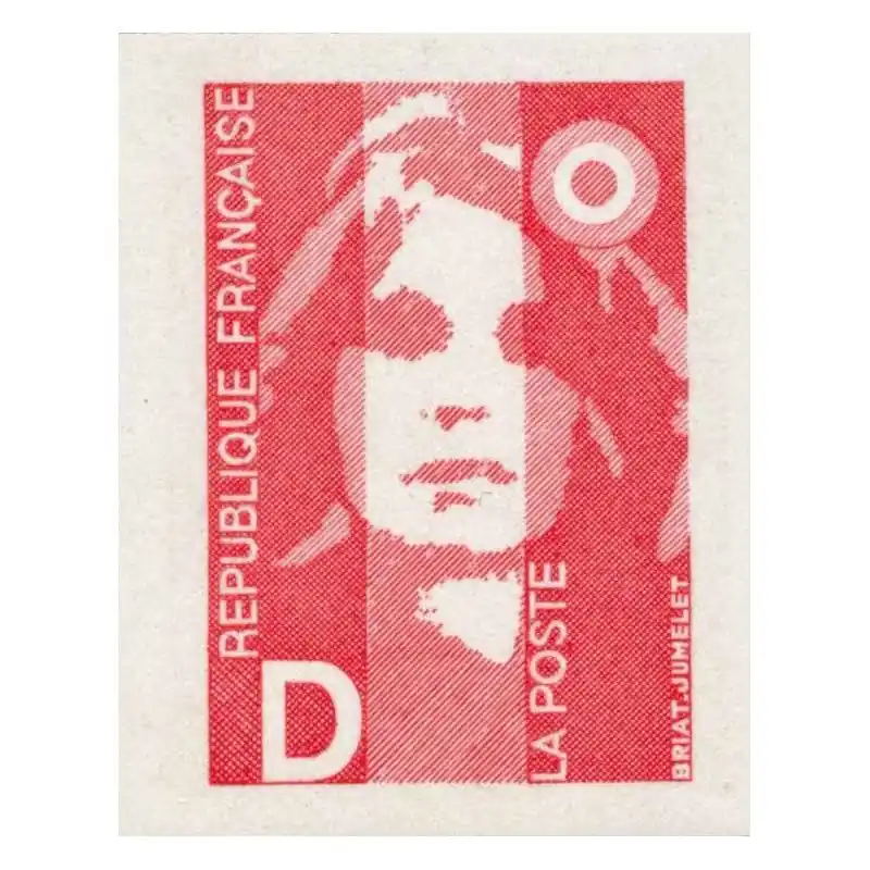 Nouvelle Collection Timbre autoadhésif de France N°2 - Marianne du Bicentenaire.