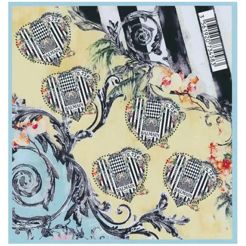 Réduction Bloc-feuillet de timbres N°138 Cœur Balmain neuf**.