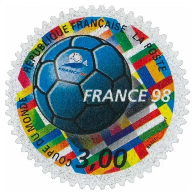 Vente Flash Timbre autoadhésif de France N°17 - Coupe du monde France 98.