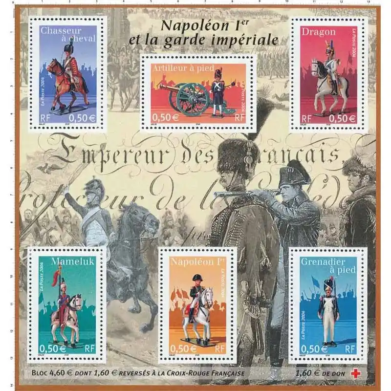 Bloc-feuillet de timbres N°72 Napoléon neuf**. Top Qualité