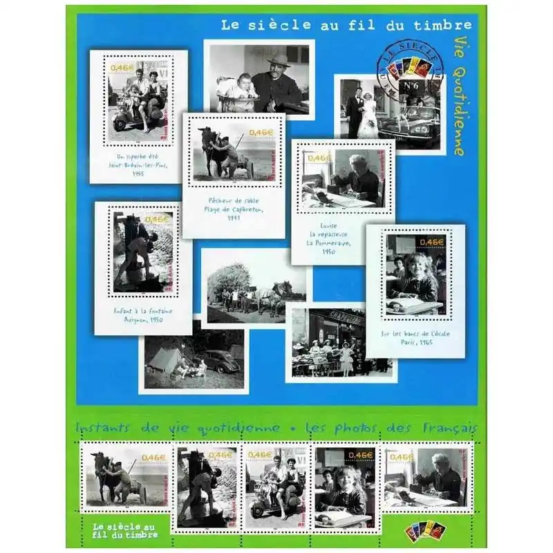Meilleur Prix Bloc-feuillet de timbres N°52 Vie quotidienne neuf**.