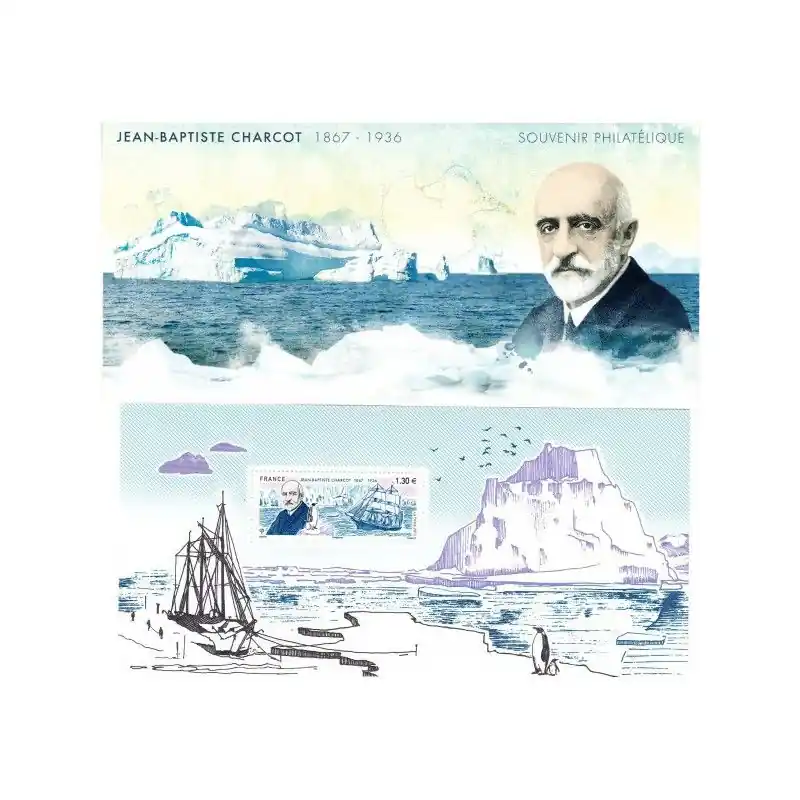 Bloc souvenir N°133 Jean-Baptiste Charcot neuf**. Satisfait Ou Remboursé