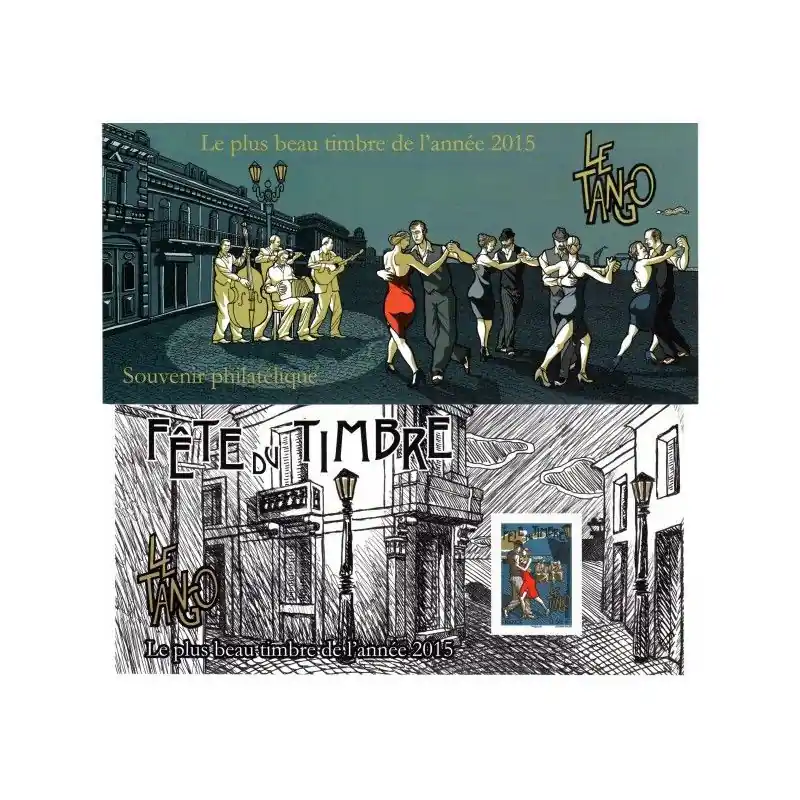 Prix Promo Bloc souvenir N°129 Le tango neuf**.