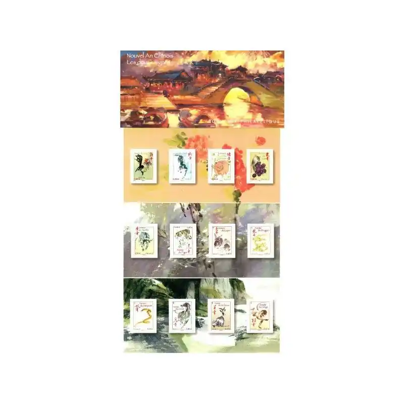 Blocs souvenirs N°123 Les douze signes neuf**. Jusqu’à Épuisement Des Stocks