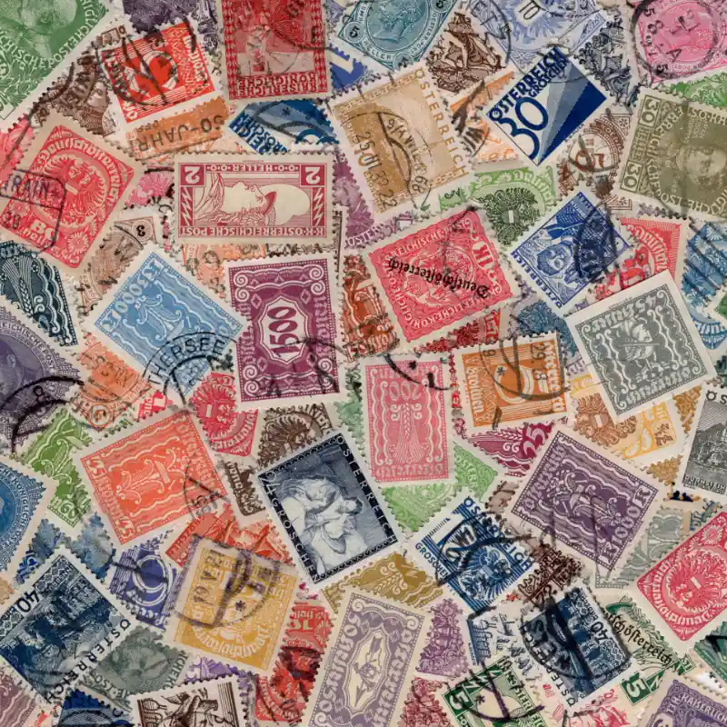 Autriche avant 1938 timbres de collection tous différents. Marque