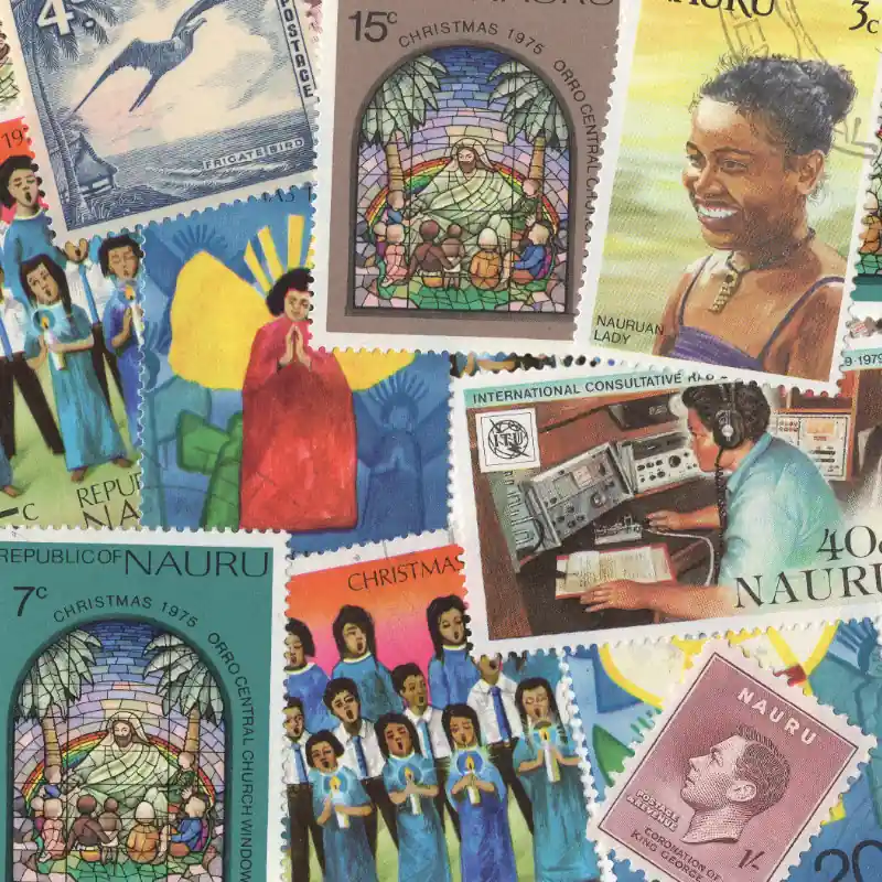 Prix Promo Nauru timbres de collection tous différents.