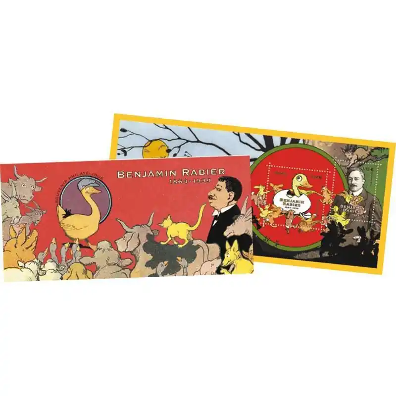 Bloc souvenir N°94 Benjamin Rabier neuf**. Offre Limitée