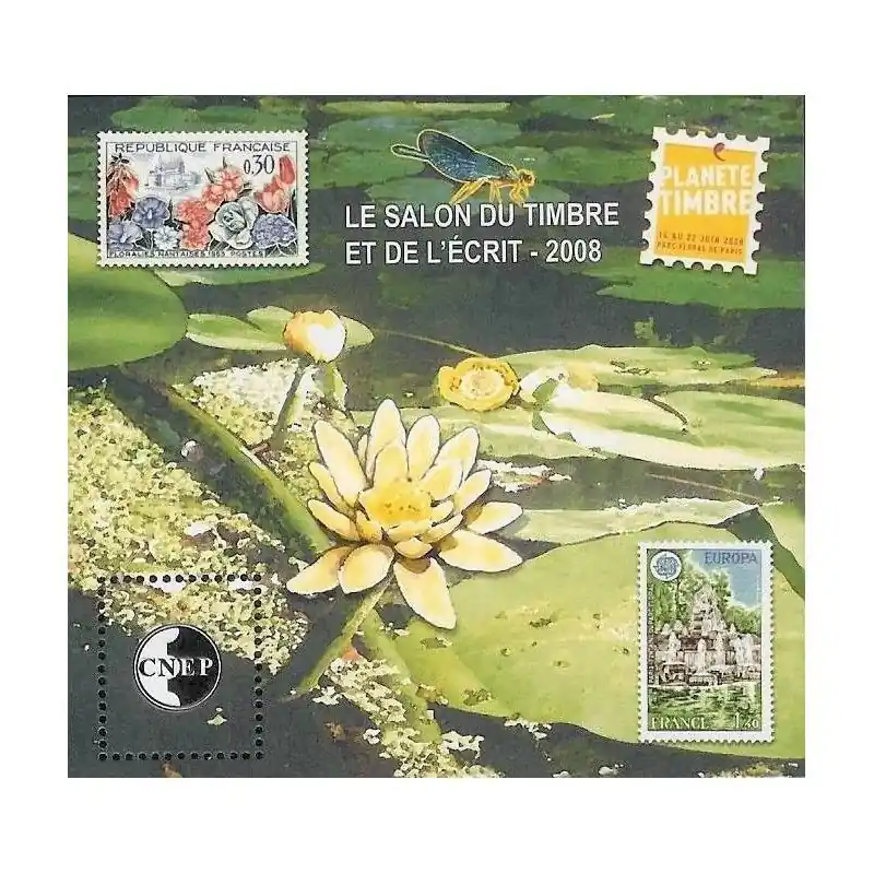 Populaire Bloc C.N.E.P. N°51 Salon du Timbre et de l'Ecrit 2008 neuf**.