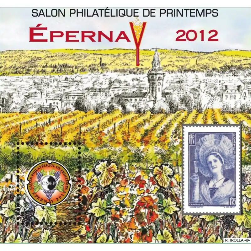 Promotion Saisonnière Bloc C.N.E.P. N°60 Les Vignobles de Champagne 2012 neuf**.