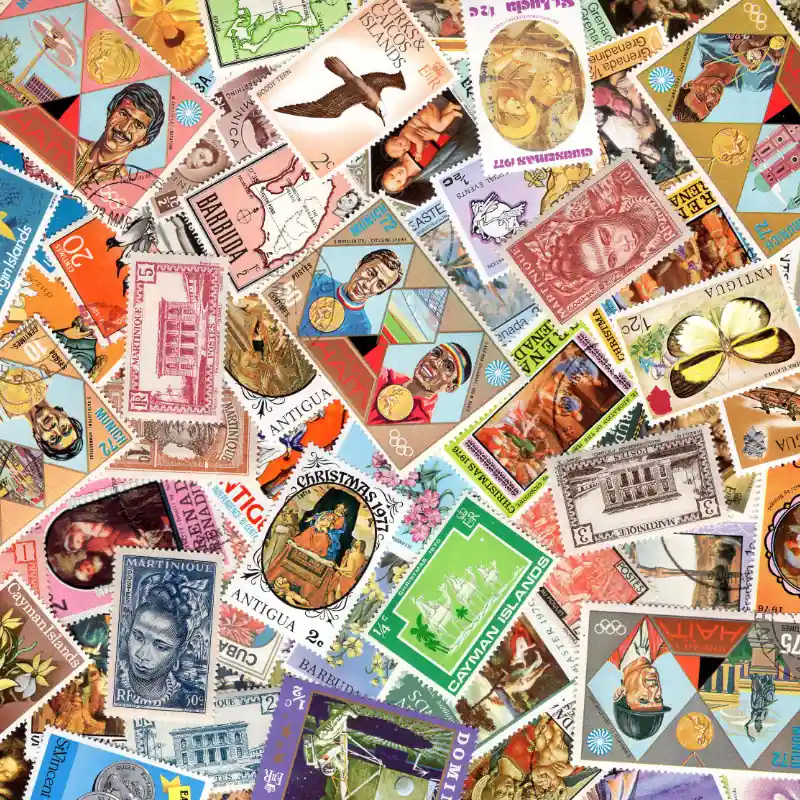 Antilles timbres de collection tous différents. Édition Limitée