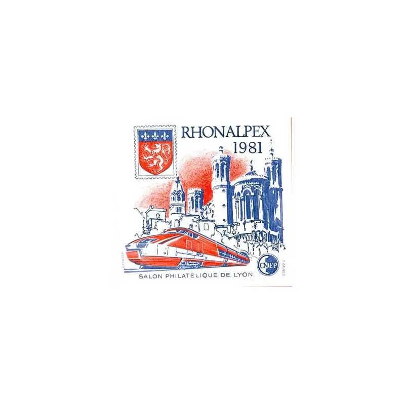 Bloc C.N.E.P. N°2 Rhonalpex 1981 neuf**. Tendance