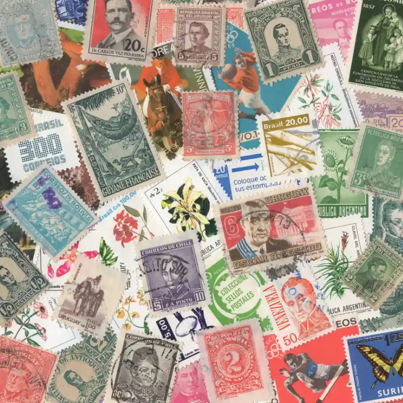 Offre Limitée Amérique du Sud timbres de collection tous différents.