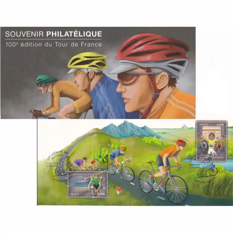 Bloc souvenir N°81 Tour de France neuf**. Quantité Limitée