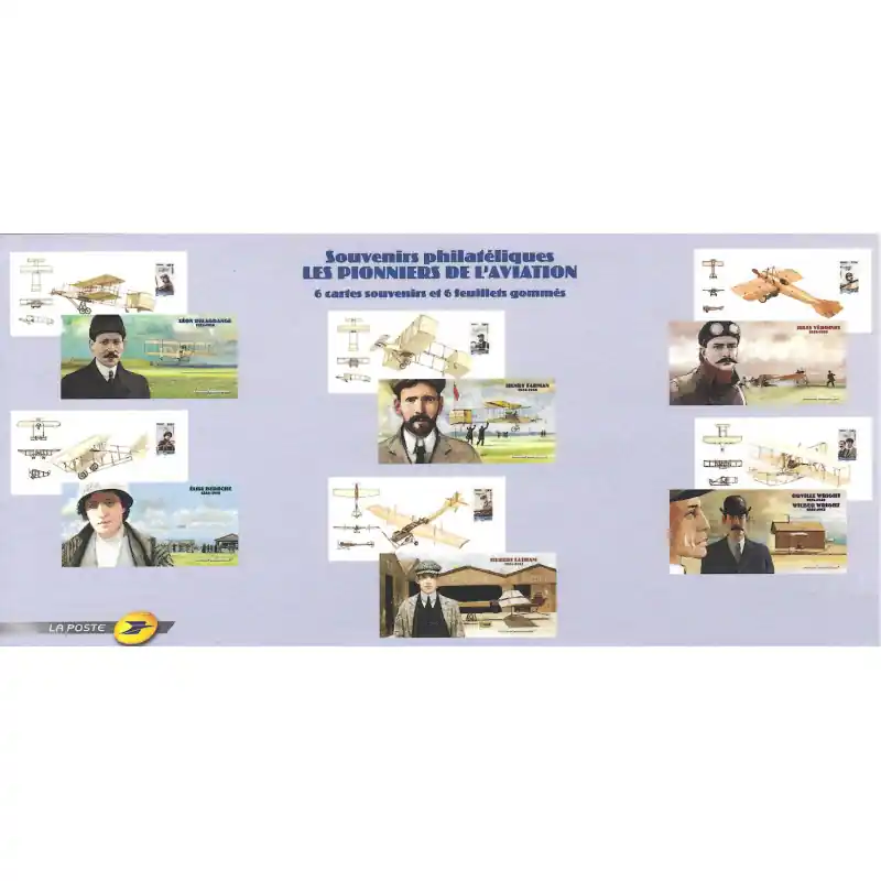 Blocs souvenirs N°49-54 Les pionniers de l'aviation neuf**. Affaire À Saisir